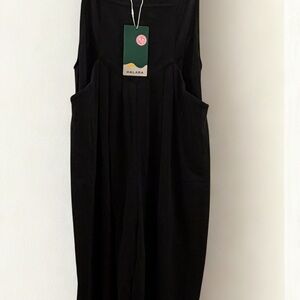 Halara Women's Black Overalls